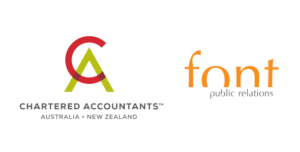 Proudly supported by Chartered Accountants Australia & New Zealand and Font PR